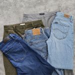 Damska sortowana odzież używana 20 kg - długie spodnie