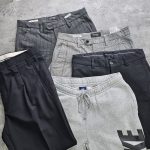 Męska sortowana odzież używana 20 kg - długie spodnie